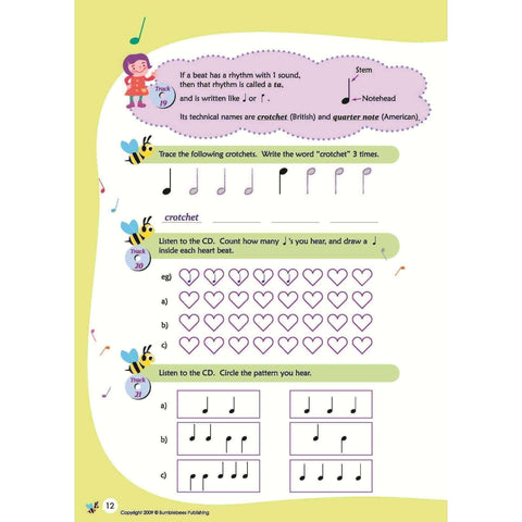 Music Bumblebees Music Workbooks Music Bumblebees Aural & Theory Workbook A