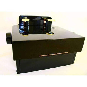 Adjustable Piano Pedal Extender Platform with Dual Pedal - Black