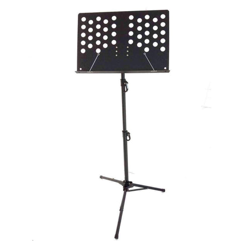 Image of Music Bumblebees Products Heavy Duty Music Stand with Perforated Desk - Professional / Orchestral - New Improved Version