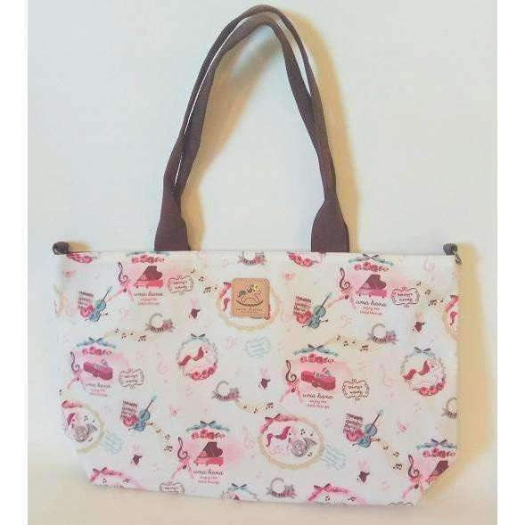 Music Bumblebees Products,Music Gifts,Mother's Day Special,For Performers Unicorn Cream Uma Hana Versatile Music Themed Horizontal A4 Shoulder Bag