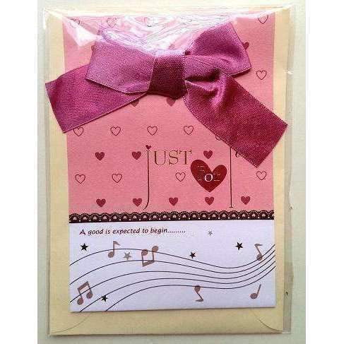 Music Bumblebees Products,Music Gifts,New Arrivals Music Themed Greeting Card - "Just for Love"