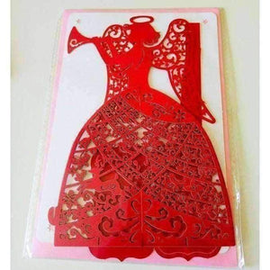 3D Pop Up Angel with Horn Greeting Card Christmas Valentine Birthday Invitation