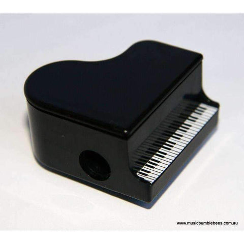 Music Bumblebees Products,Music Stationery,For Students,Music Gifts Piano Shape Sharpener - Black