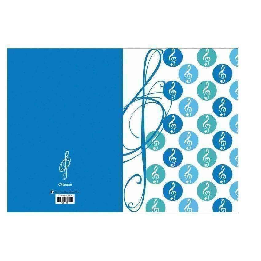 vendor-unknown Products,Music Stationery,Mother's Day Special Dual Insert Letter File - G Clef Polka Dots - Assorted Colours