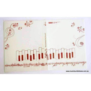 vendor-unknown Products,Music Stationery,Mother's Day Special,For Performers A4 Clear Display Folder (20 pockets) - Music Score White