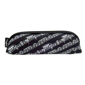 Triangular Music Scores Design Pencil Case - Canvas