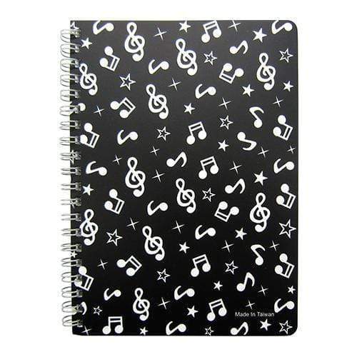 Music Bumblebees Products,Music Stationery,New Arrivals,For Teachers Music Notes Music Themed Spiral Bound Notebook