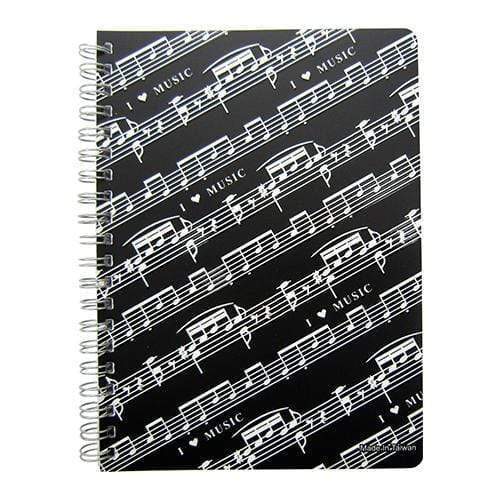 Music Bumblebees Products,Music Stationery,New Arrivals,For Teachers Music Scores Music Themed Spiral Bound Notebook
