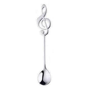 Music Themed G Clef Stainless Steel Spoon