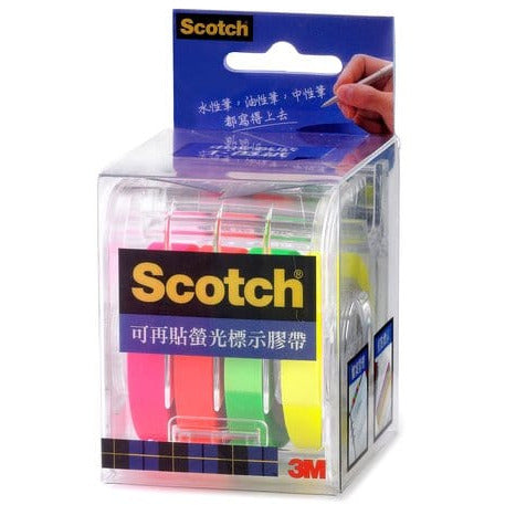3M Tape 3M Removable Fluorescent  Highlighter Tape