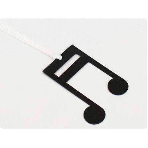 Image of Music Bumblebees Treble Clef Music Themed Black Music Note Bookmarks