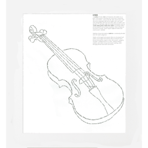 Seriously Wordy Artwork - Willow's Violin